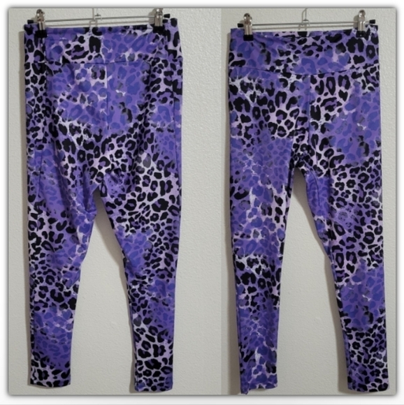 Shein leopard leggings size 4 - Picture 6 of 7